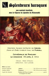 15 avril 2007 - Concert "Splendeurs Baroques"